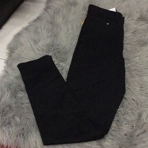H&M High Waist Jeggings Black 25/30